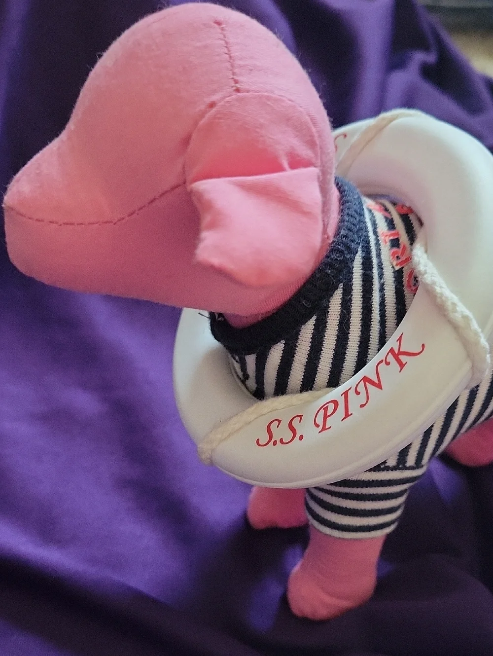 Rare! SS Port Au VS PINK Plush Dog Collectible - Picture 2 of 4